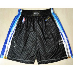 Homme Basket Brooklyn Nets Shorts Nike City Edition M002 Swingman